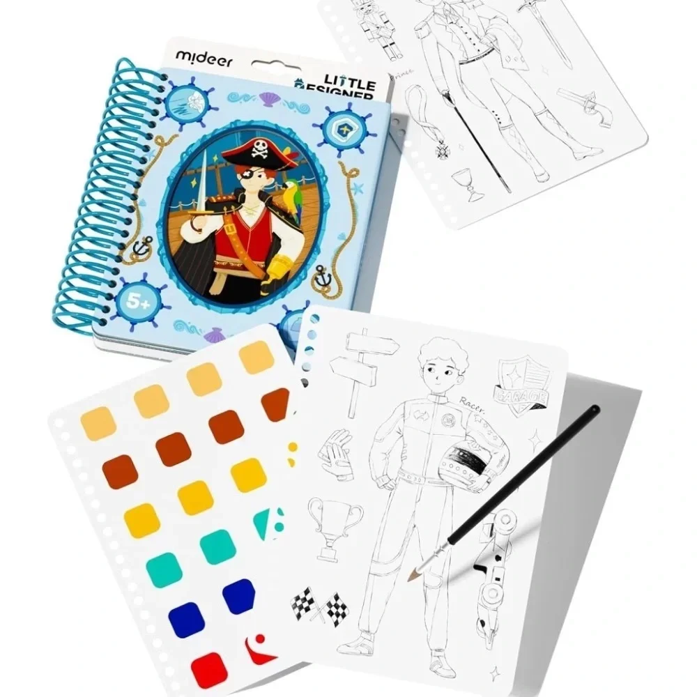 Little Designer Pirate Notebook - Blue